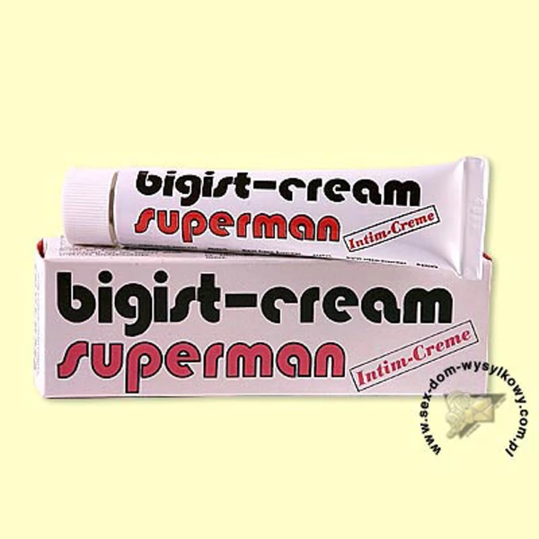Pénisznövelő krém Bigist cream superman 18 ml