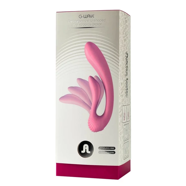 Kétmotors U alakú G-pont és csikló vibrátor Adrien lastic g-wave