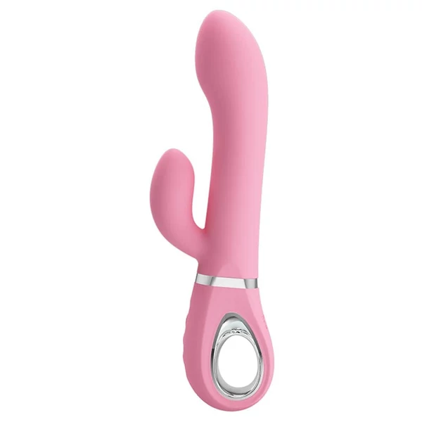 Forgófejű csiklókaros g-pont vibrátor Pretty Love Ternence Pink