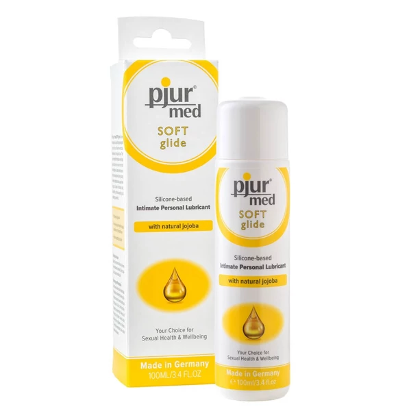 Szilikonbázisú síkosító jojoba olajjal pjur MED Soft glide 100ml