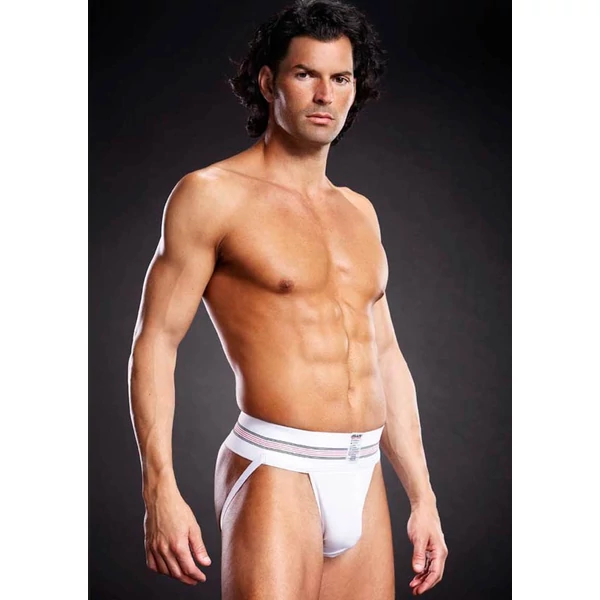 Microfiber jock strap white l/xl