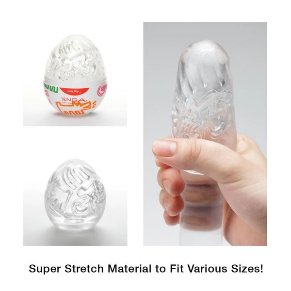 Tenga egg keith haring street maszturbátor