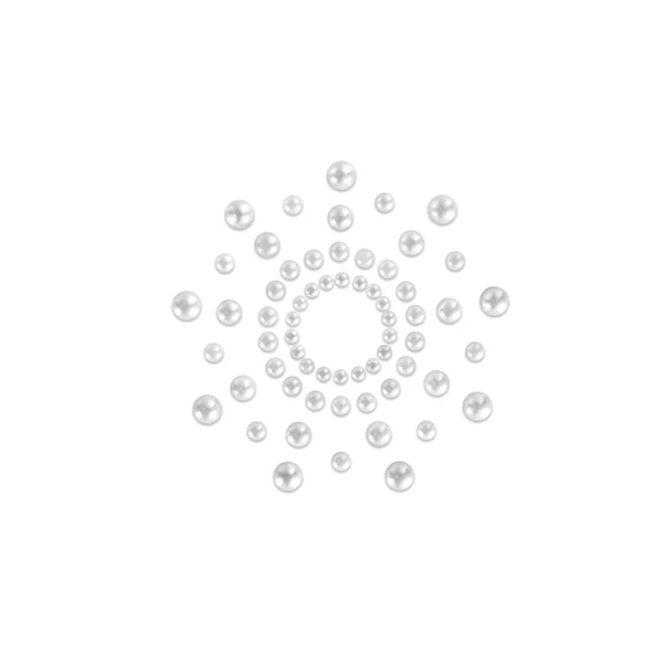 Mellbimbódísz átlátszó kövekkel Mimi - pearl nipple covers