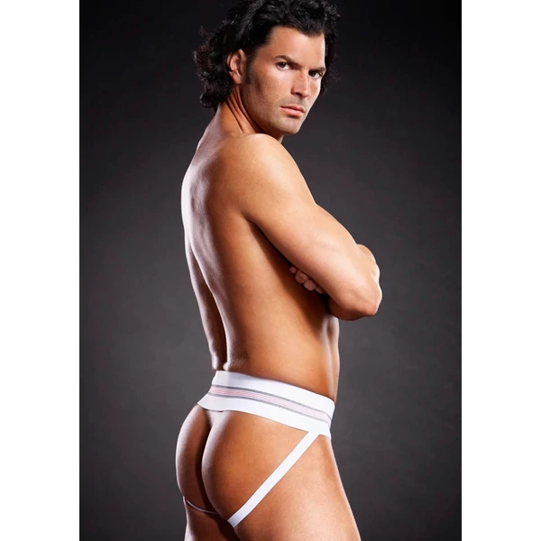 Microfiber jock strap white s/m