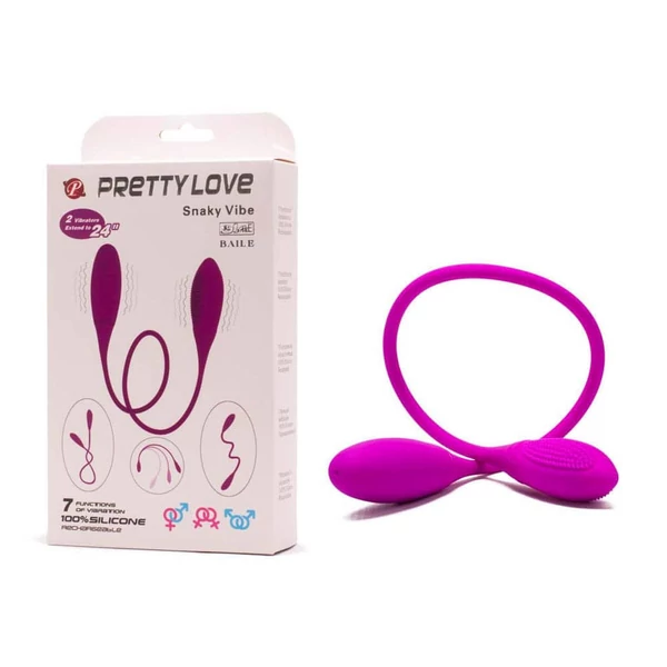 Pretty love snaky vibe kétvégű vibrációs tojás