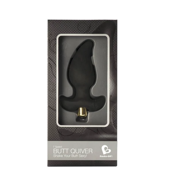 Vibrációs anál plug Butt Quiver Black