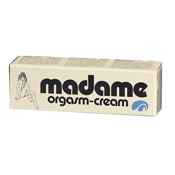 Izgató hatású krém Madame orgasm stimuláló klitoriszkrém - 18 ml