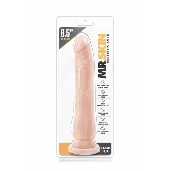 Realisztikus dildó Mr. skin beige