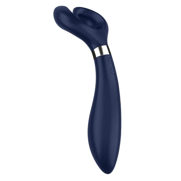 Satisfyer Partner Multifun 3 blue akkus, vízálló multifunkciós vibrátor