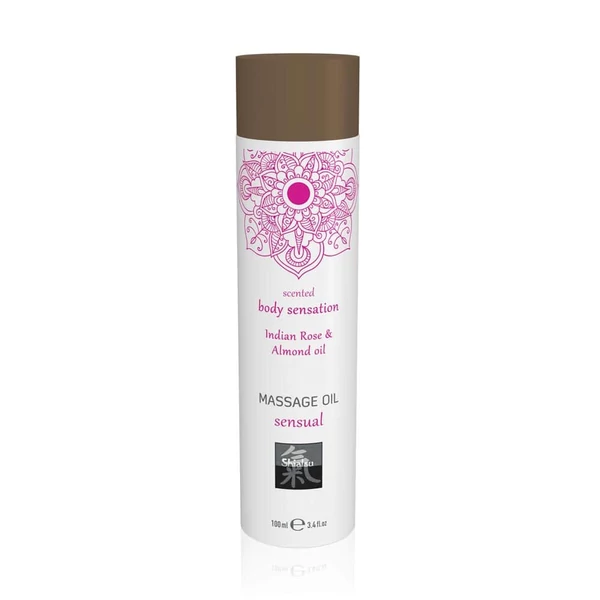 Masszázsolaj Massage oil sensual - indian rose & almond oil 100ml