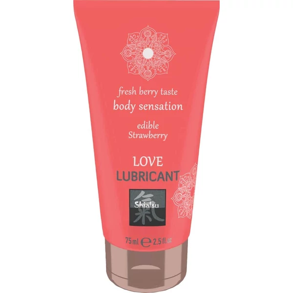 Síkosító epres Love lubricant edible - strawberry 75ml