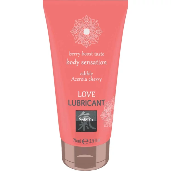 Cseresznye ízű, ehető síkosító Love Lubricant edible - Acerola Cherry 75ml
