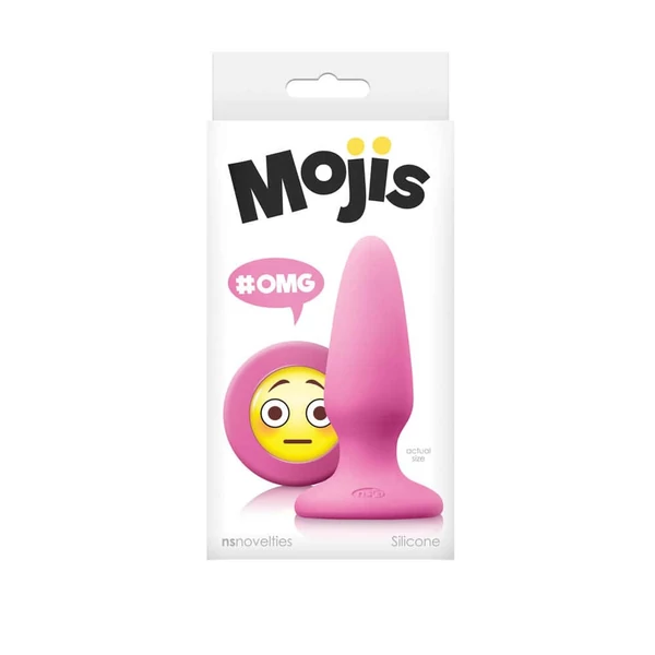 Análdugó szilikon rózsaszín Moji's - omg - medium - pink
