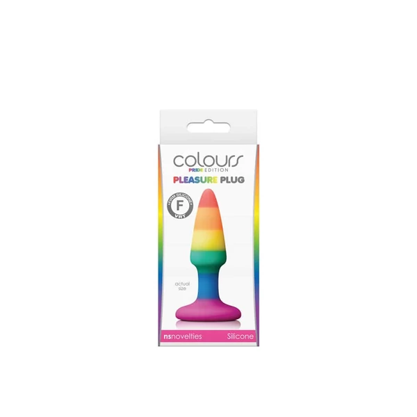 Colours - pride edition - pleasure plug - mini -rainbow anál plug
