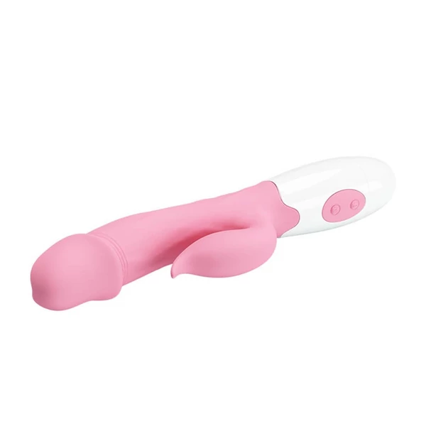 Csiklókaros g-pont vibrátor Pretty Love Peter baby pink