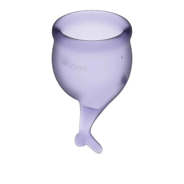 Mensturációs kehely Feel Secure menstrual cup lilla