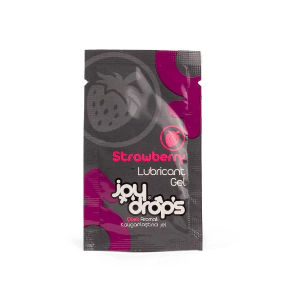 Síkosító eper ízű Strawberry lubricant gel - 5 ml a tasakban
