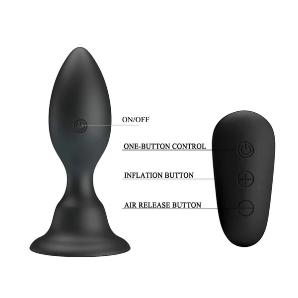 Távirányítós anál plug popsidugó Mr play vibrátoros