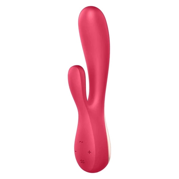 Nyúl vibrátor applikációval Mono Flex (Red) 
