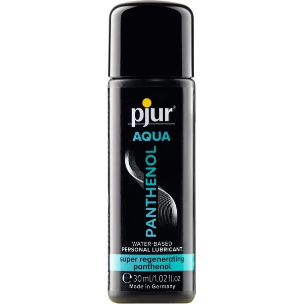 Bőrnyugtató hatású vízbázisú síkosító pjur AQUA Panthenol Bottle 30 ml