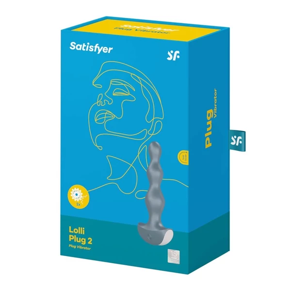 Fenék izgató vibrátor Lolli plug 2 ice blue