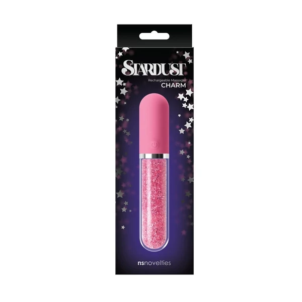 Divatos vibrátor Stardust charm rózsa
