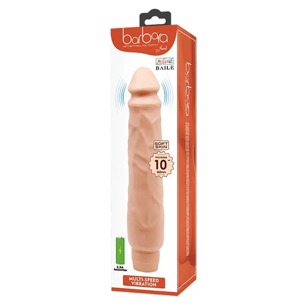 Realisztikus vibrátor Barbara Jack multi-speed 22,5 cm 
