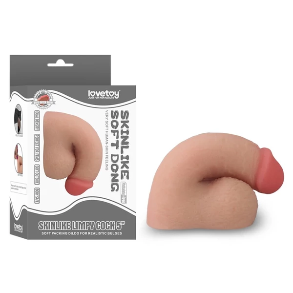 Nem merev dildó 5" skinlike limpy cock