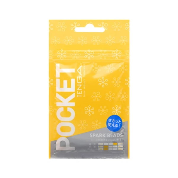 Kompakt maszturbátor Pocket tenga spark beads