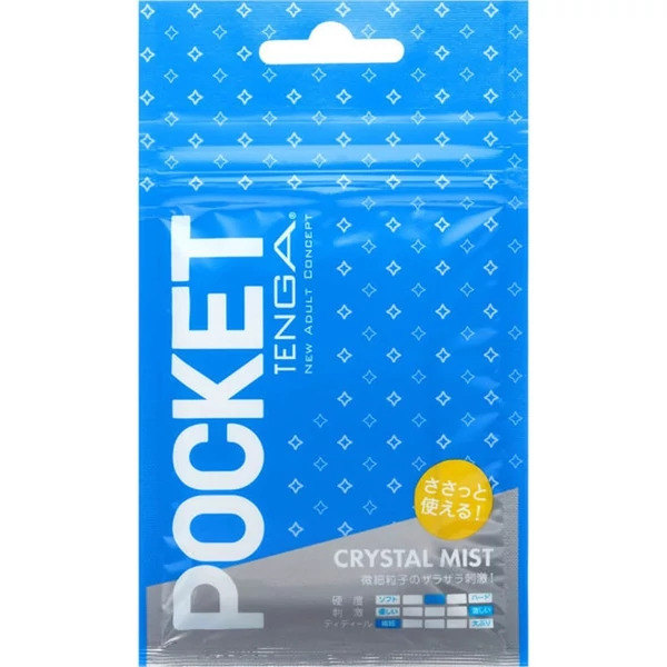 Kompakt maszturbátor Pocket tenga crystal mist