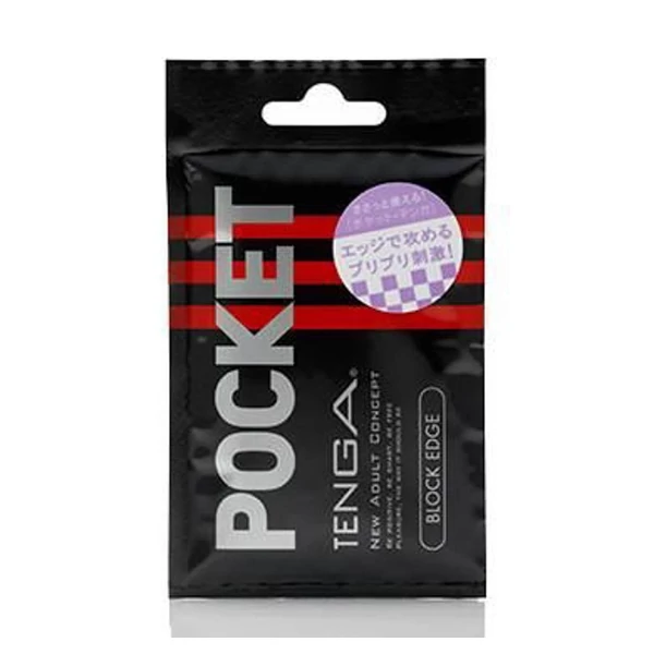 Kompakt maszturbátor Pocket tenga block edge