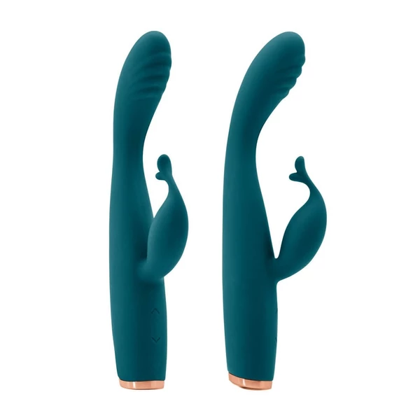 Csiklóizgató karos nyúl vibrátor Luxe skye teal