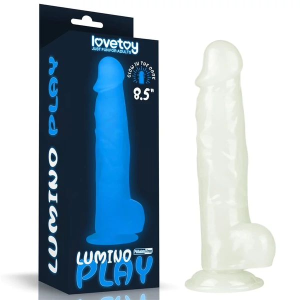 Világító dildó 21,5 cm - 8.5 lumino play dildo 