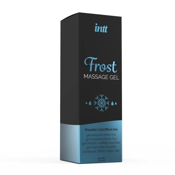 Ehető, hűsítő hatású masszázs gél - Massage Gel Frost Glass Bottle 30ml