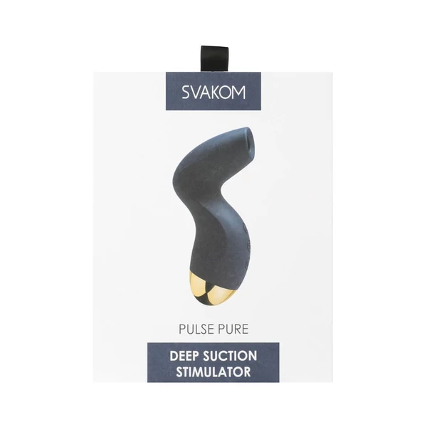 Léghullámos okos csiklószívó Svakom Pulse pure blue