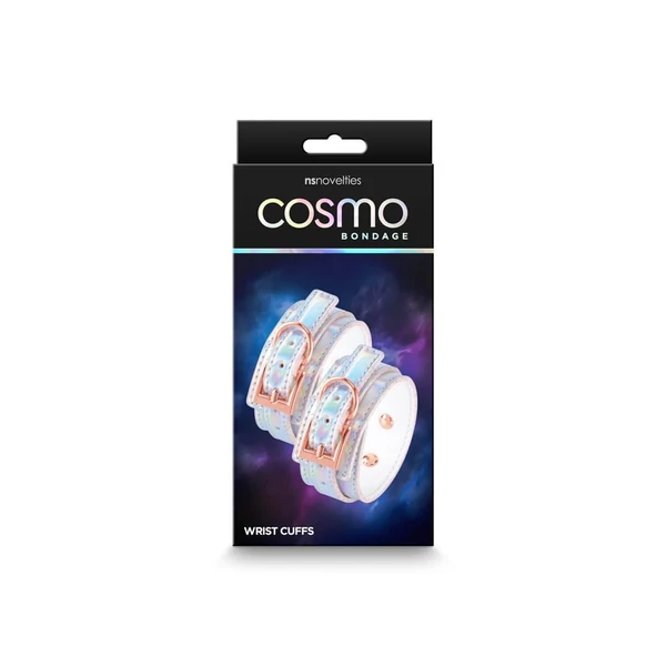 Holografikus csuklóbilincs Cosmo Bondage - Wrist Cuffs - Rainbow