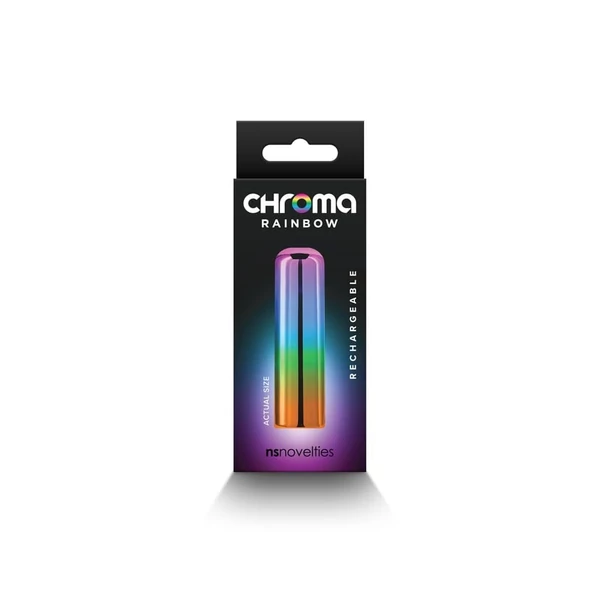 Mini vibrátor Chroma rainbow - small