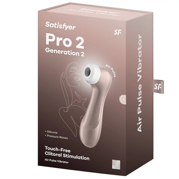 Léghullámos csiklóizgató vibrátor - Satisfyer Pro 2 Generation 2
