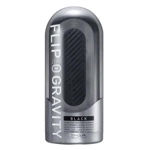 Szétnyitható férfi maszturbátor Flip zero gravity black