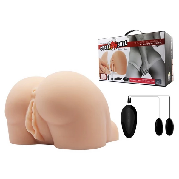 Vagina és ánusz maszturbátor Crazy Bull Realistic Vagina and Anal