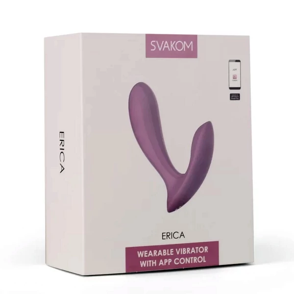 Applikációs hordható, bugyi vibrátor Erica Romantic Rose