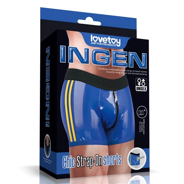 Uniszex alsó felcsatolható dildókhoz Chic strap-on shorts m/l (derék 91-99 cm)