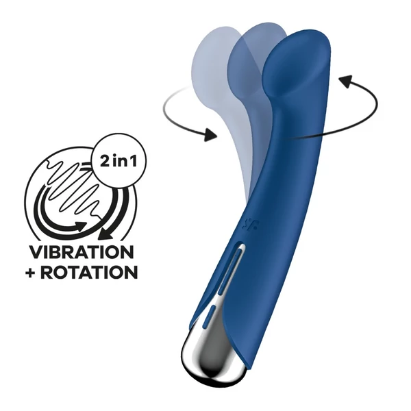 Forgófejes g-pont vibrátor Spinning G-Spot 1 blue
