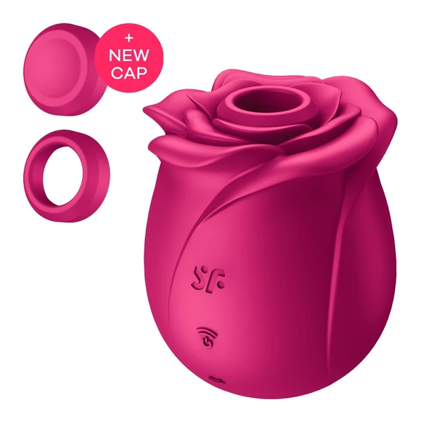 Rózsa alakú léghullámos csiklóizgató vibrátor Satisfyer Pro 2 Classic Blossom