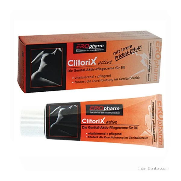 Vágyfokozó, csiklóizgató gél EROpharm nőknek - ClitoriX aktiv 40 ml
