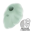 Satisfyer Cloud dancer léghullámos csiklóizgató zöld