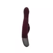 Csiklókaros G-pont vibrátor Titanz 8.5" silicone rechargeable vibrator in rubine red