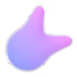 Léghullámos csiklóvibrátor Mermaid vibes violet/pink