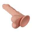 Realisztikus herés világos dildó Beautiful Buraq 24 cm