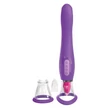 Vaginapumpa csiklóizgató nyelvecskével és vibációval Her ultimate pleasure purple